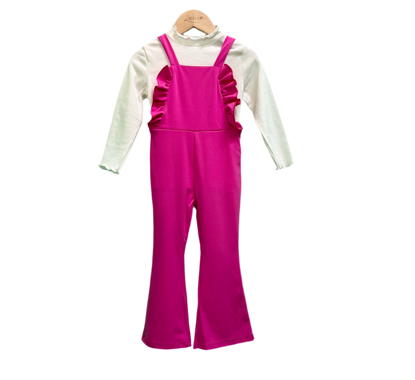 Girls Pink jumpsuit set