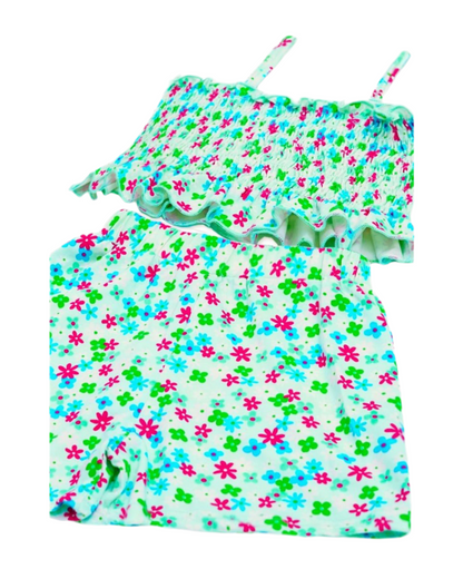 2piece Floral short set
