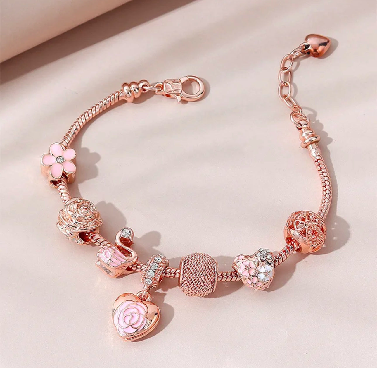 Gold/Rose Gold charm bracelets