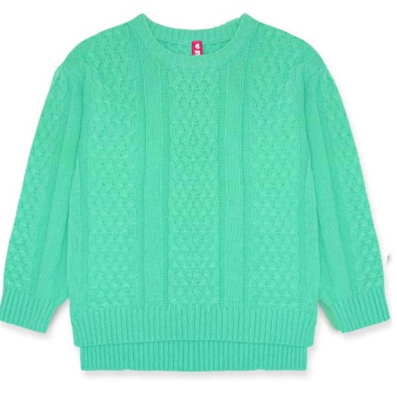 Girls chunky knit sweater