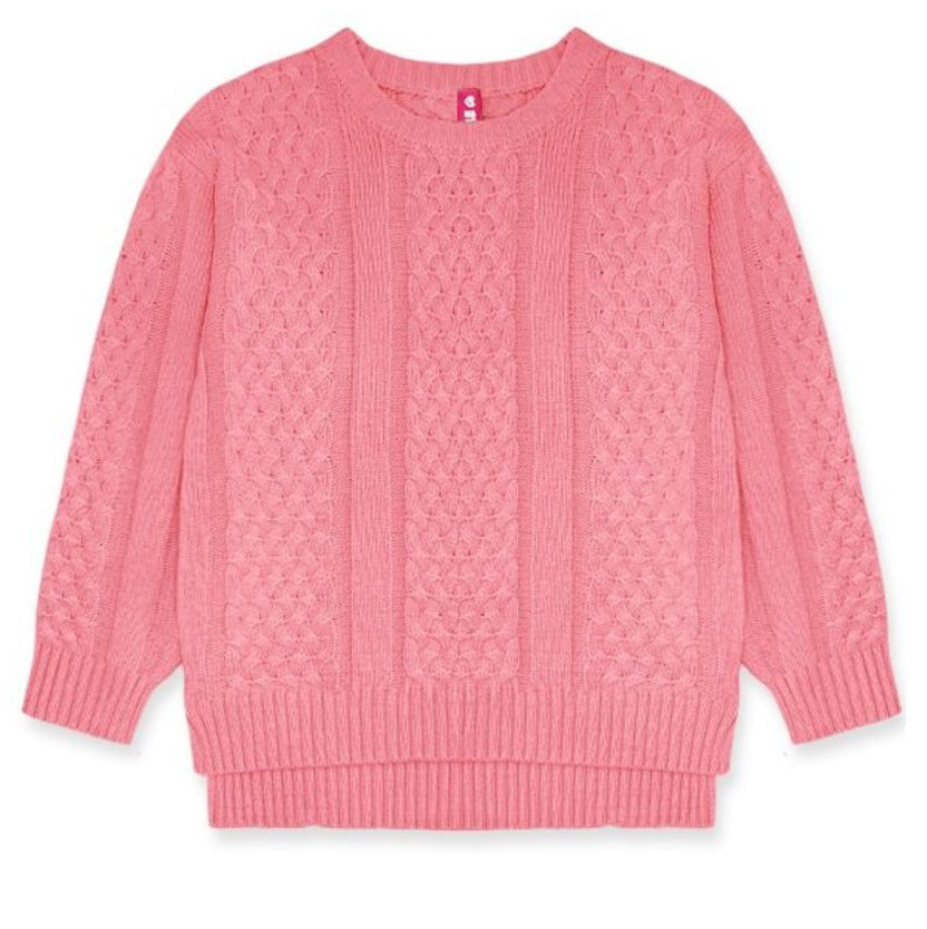 Girls chunky knit sweater