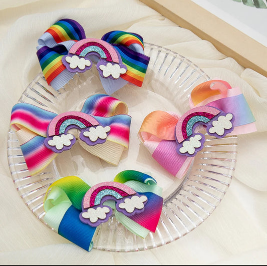 Rainbow two piece bow set