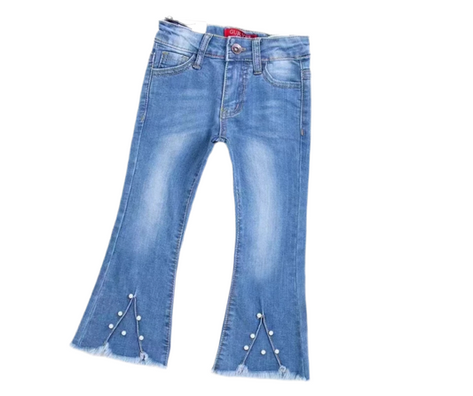 Girls Pearl Denim